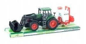 Traktor mały z opryskiem i łyżką