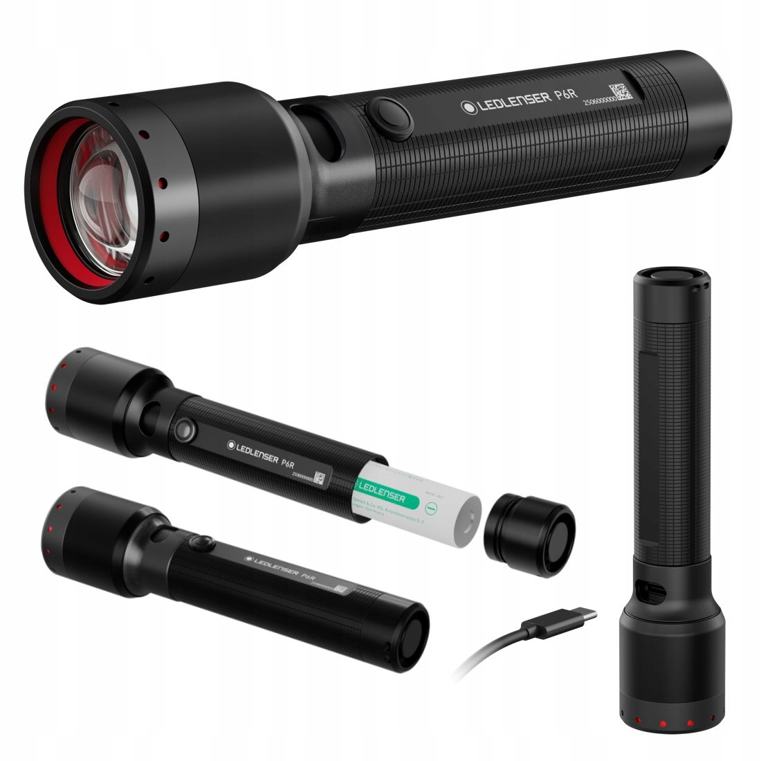 Ledlenser Latarka Ręczna Akumulatorowa P6R New 1200 Lumenów IP68
