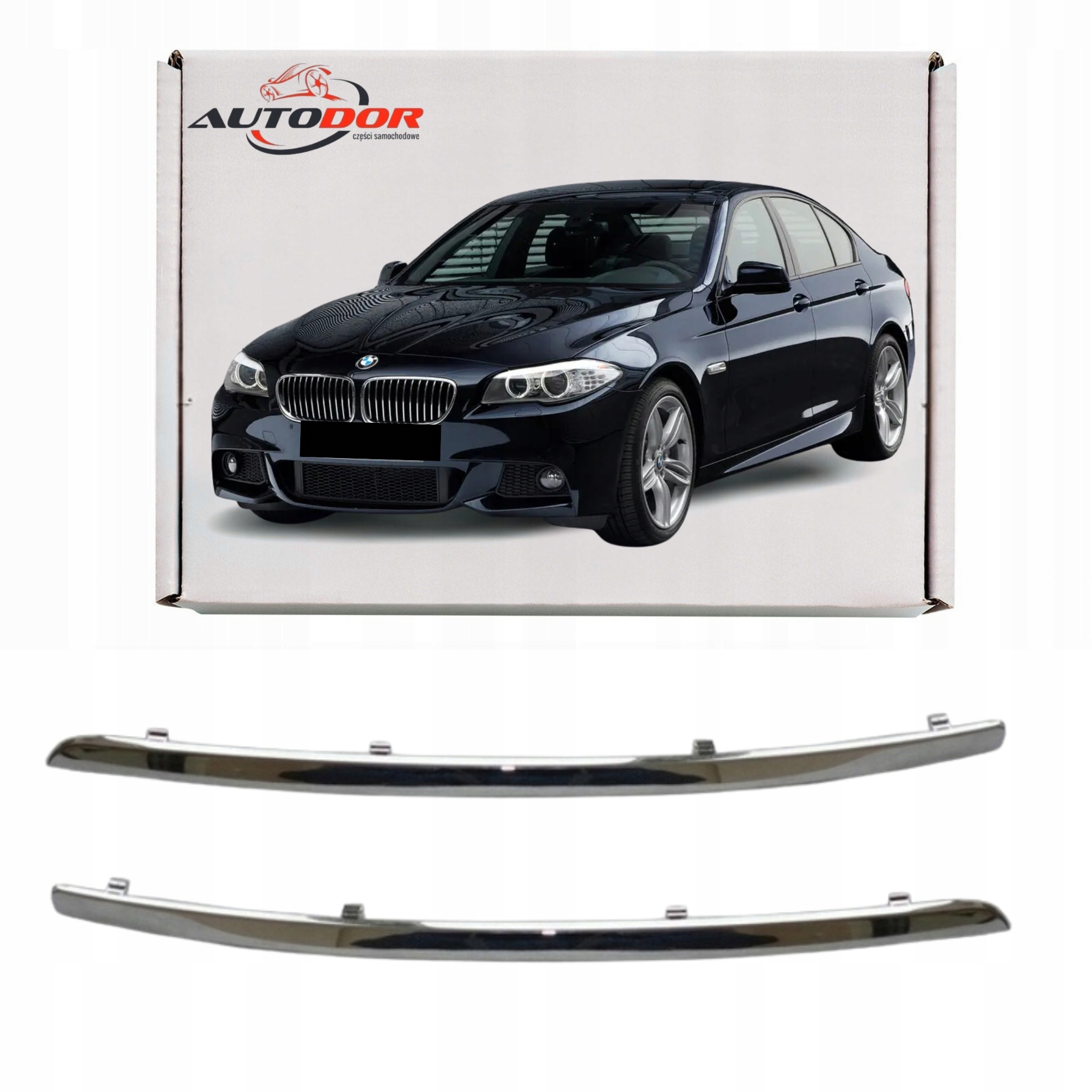 Audi A8 D3 2005-08 Chromové Lišty Předního Nárazníku P+l 4E0807243AAA 4E0807244AA