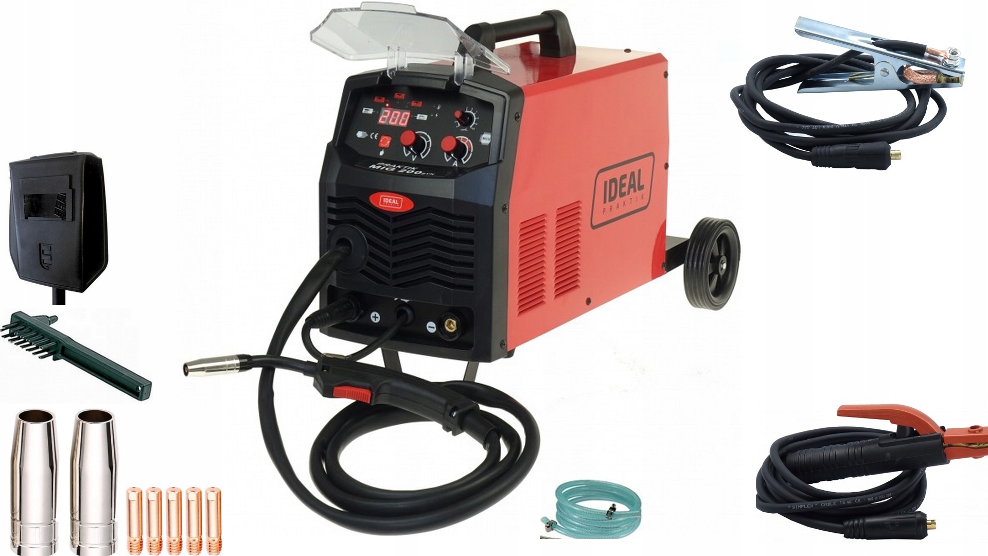 Сварочный аппарат 2в1 PRAKTIK 200 Synergia IDEAL MIGOMAT