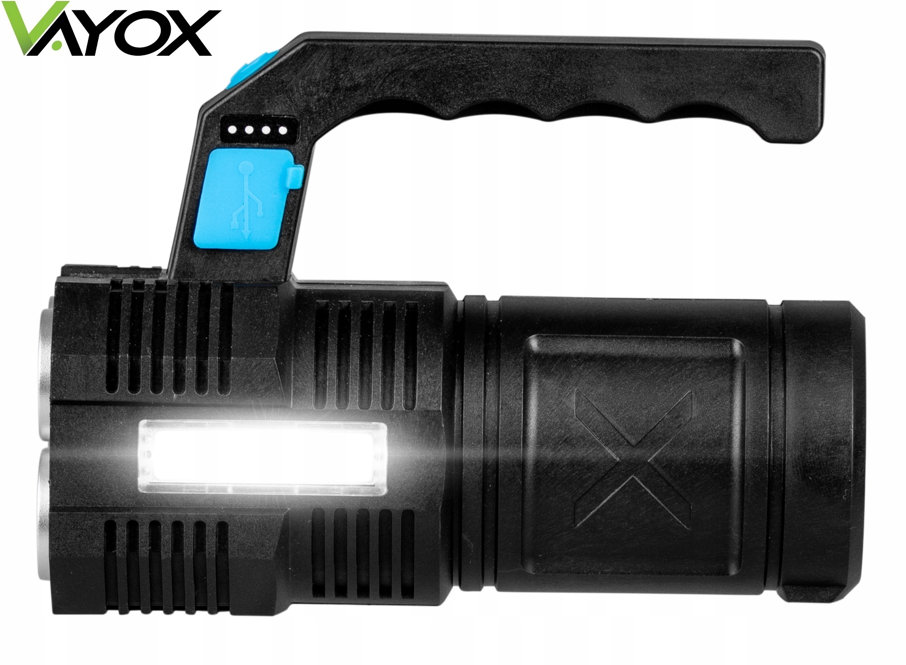 LATARKA LED AKUMULATOROWA SZPERACZ REFLEKTOR VAYOX Źródło światła LED