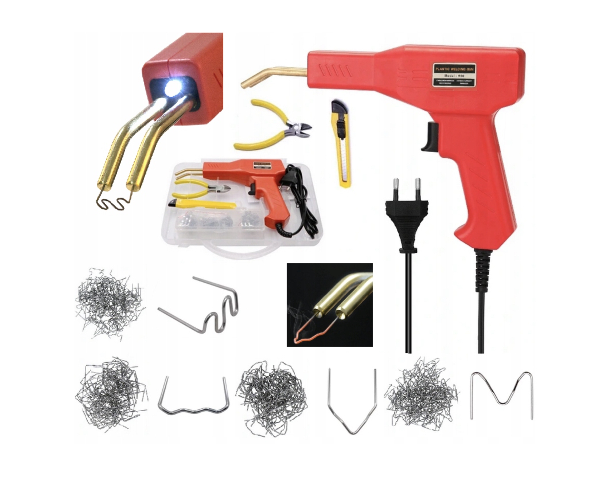 Степлер сварочный аппарат сварочный аппарат для пластикового пластика