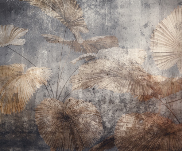 Fototapeta Palmové listy Retro 300 x 250 cm struktura 350 g