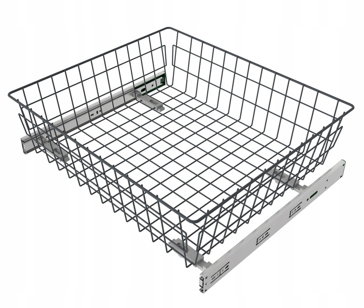 KOSZ DO SZAFY GARDEROBY SZAFKI 40 cm H-20cm GRAFIT