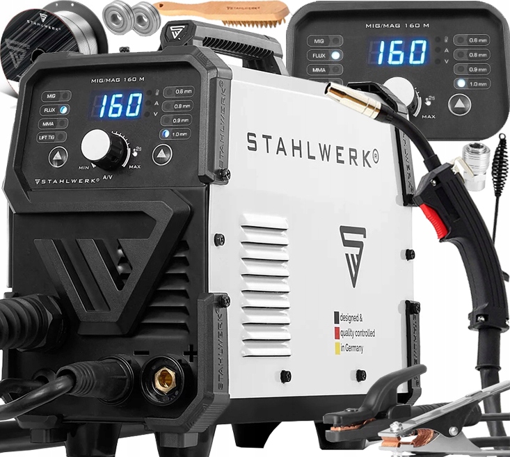 Invertorová Svářečka Migomat Stahlwerk Mig/mag 160 M Synergie 160A Mma Tig