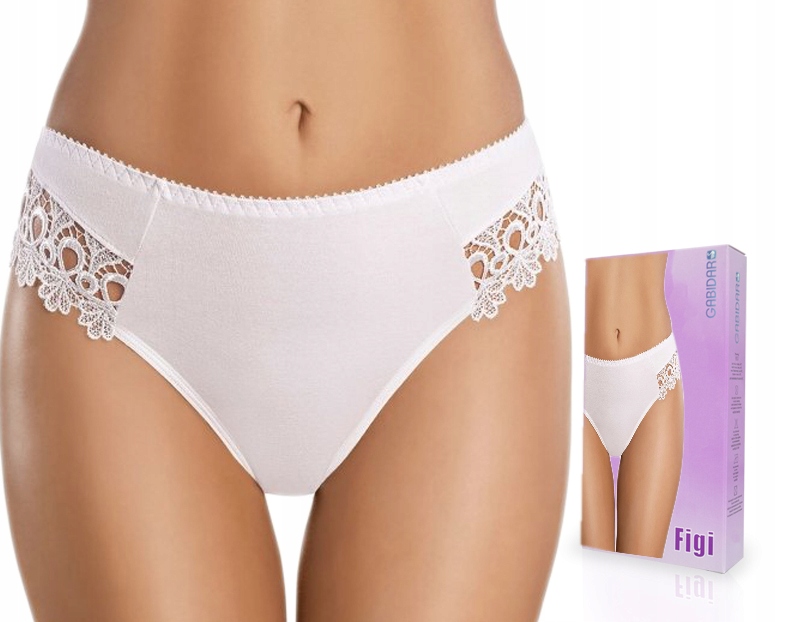 

Figi majtki Gabidar 034 Bawełna , Białe , XL