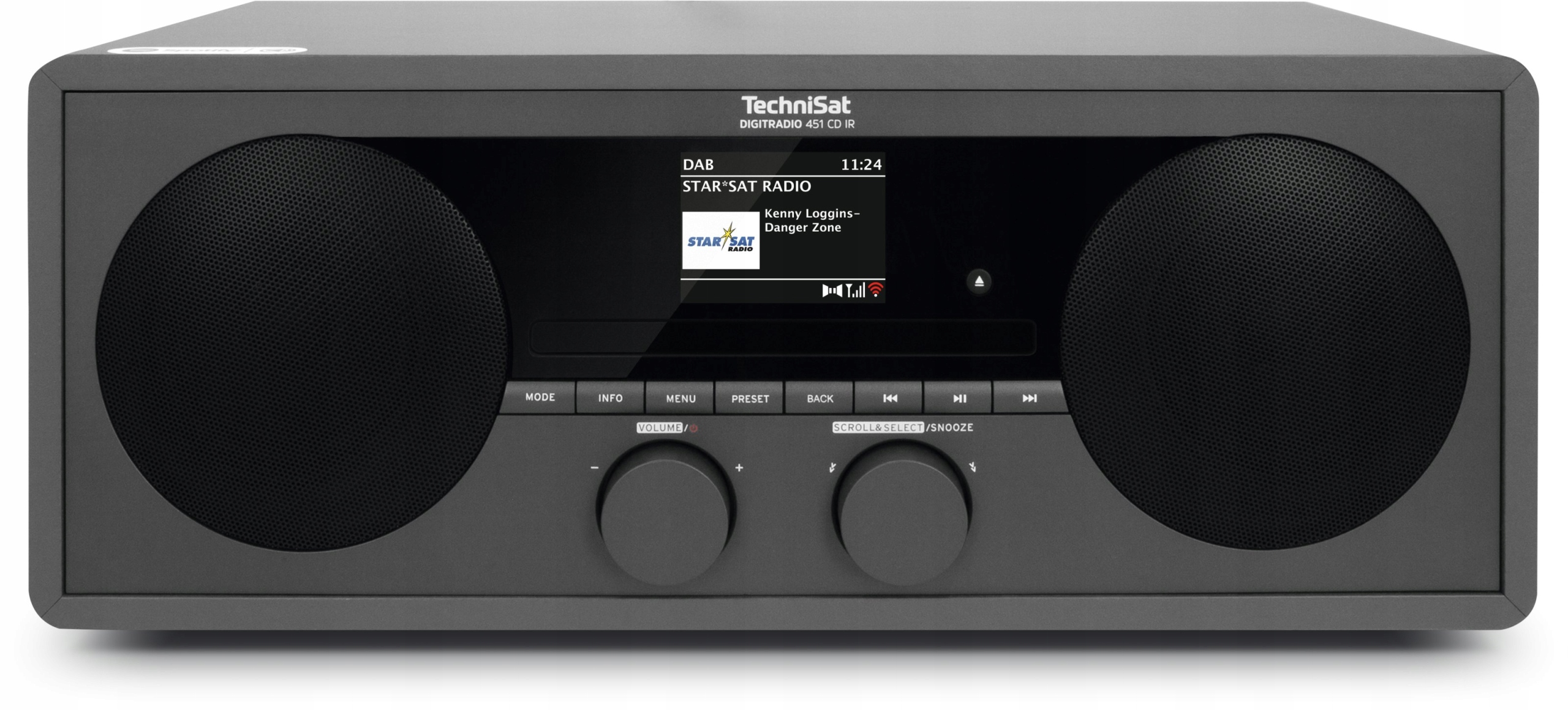 Technisat 451 Radio Internetowe DAB+ FM CD Spotify Złącza minijack USB