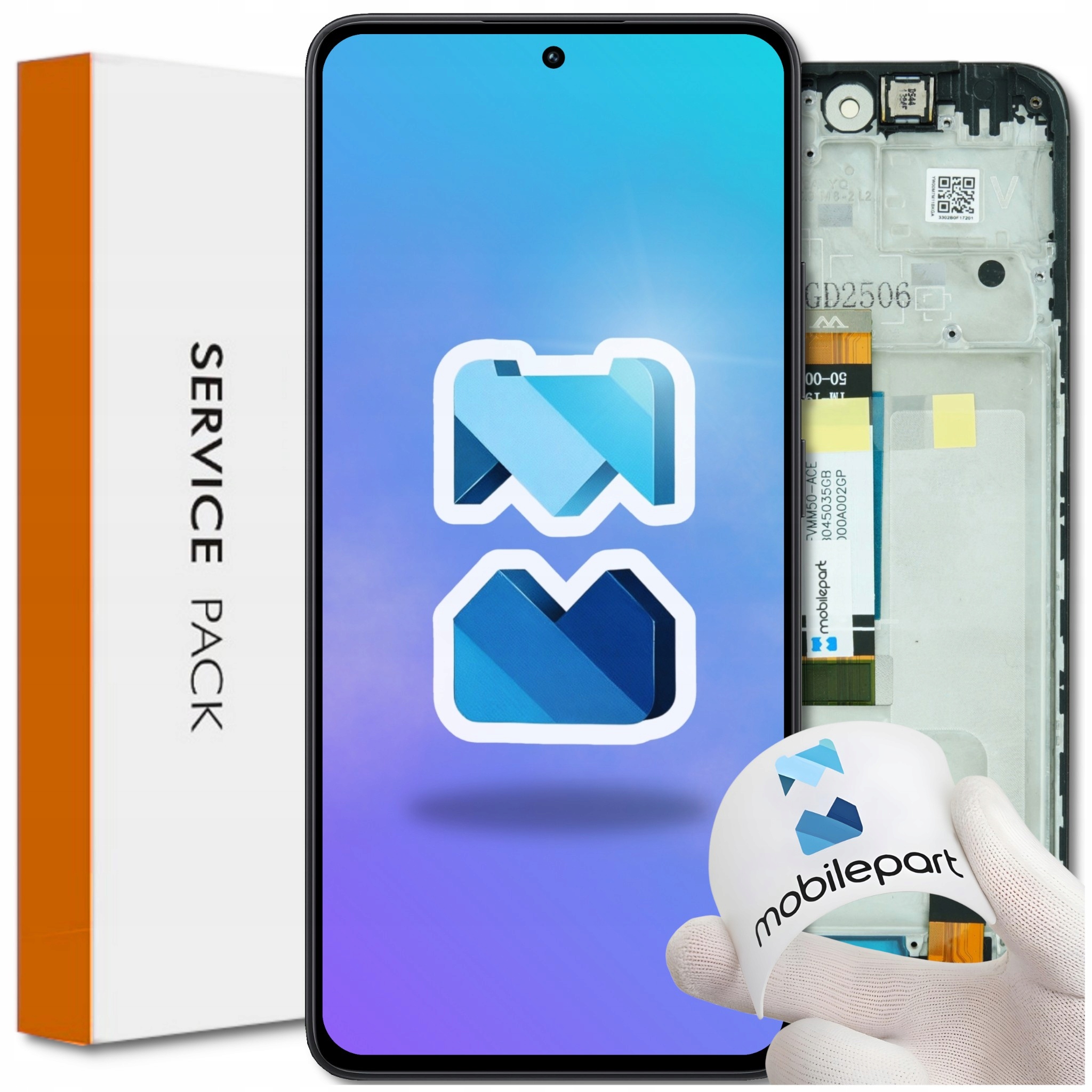 Matryca do Xiaomi Redmi 12 LCD 23053RN02Y Ramka Oryginał Mobilepart