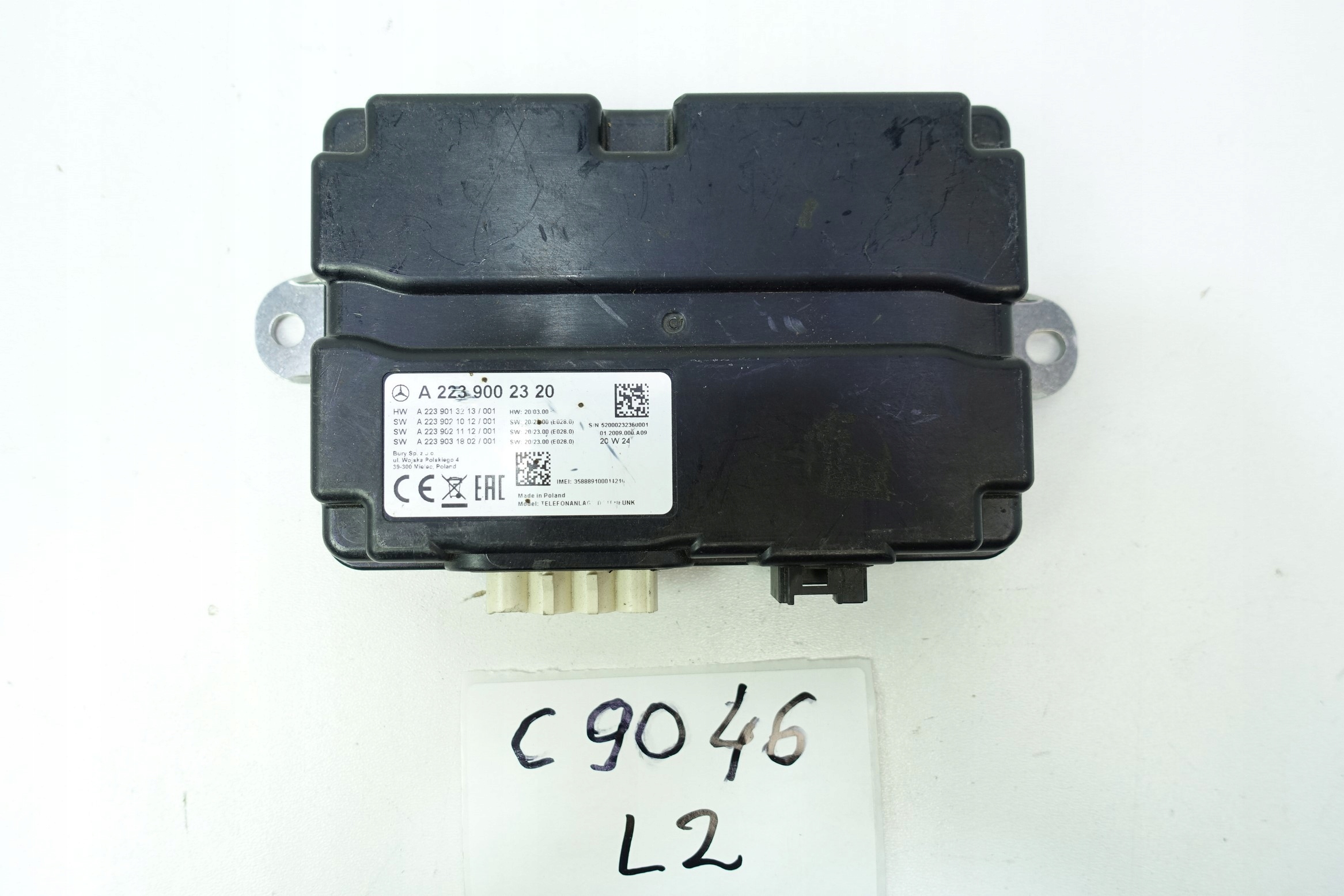 module control unit MERCEDES S W223 A2239002320