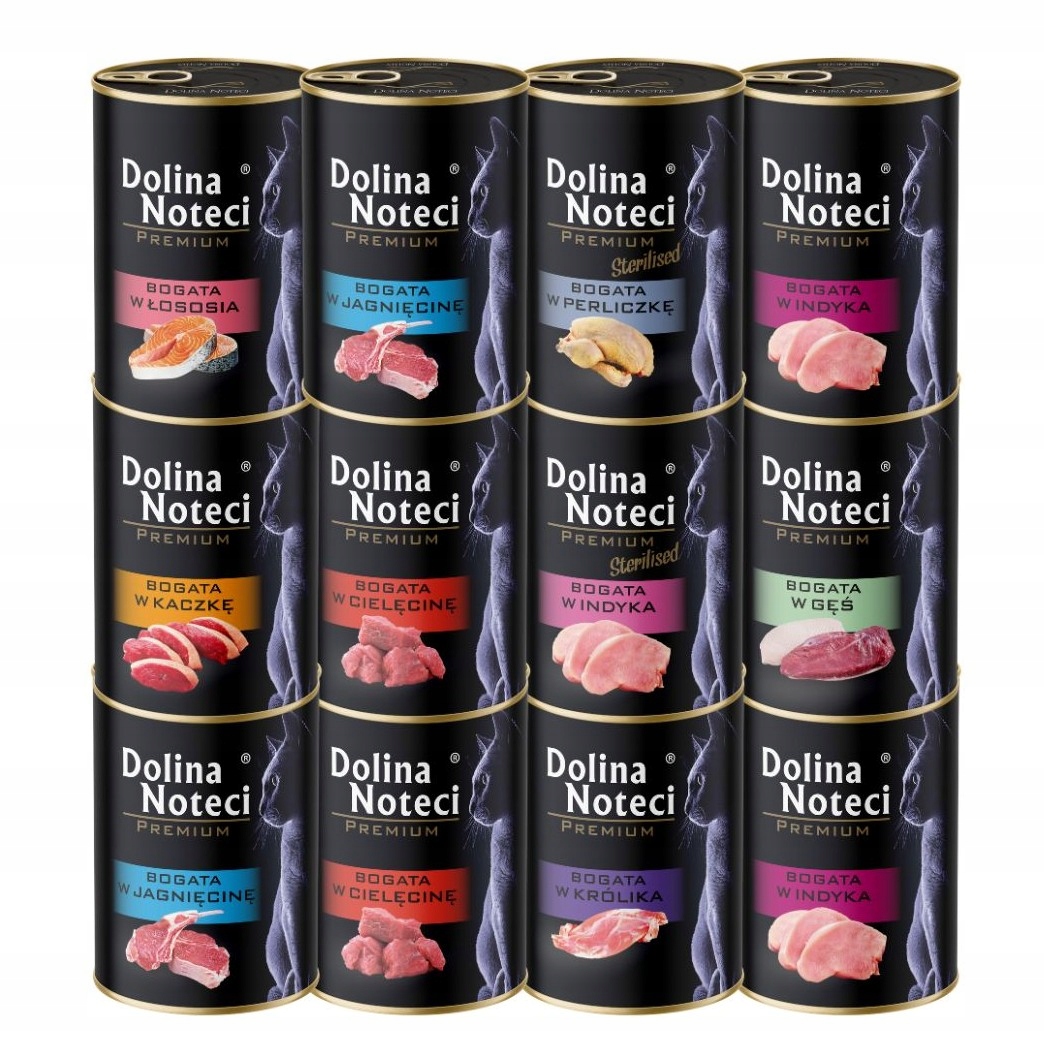 Dolina Noteci Premium Mokré krmivo pro kočky mix chutí 12x400g