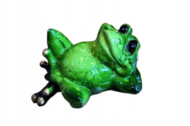 FIGURKA ŻABA LEŻĄCA