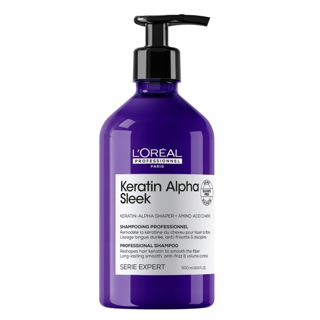 L`oreal Professionnel Keratin Alpha Sleek Vyhlazující Šampon