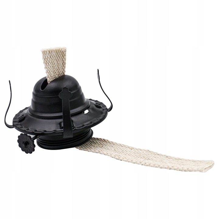 STYLOWA SZKLANA LAMPA NAFTOWA + ZAPASOWY KNOT 1m. Kolor inny