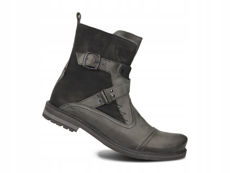 SZTYBLETY MĘSKIE BUTY MOTOCYKLOWE SKÓRA 82 SZ 40 Marka inna