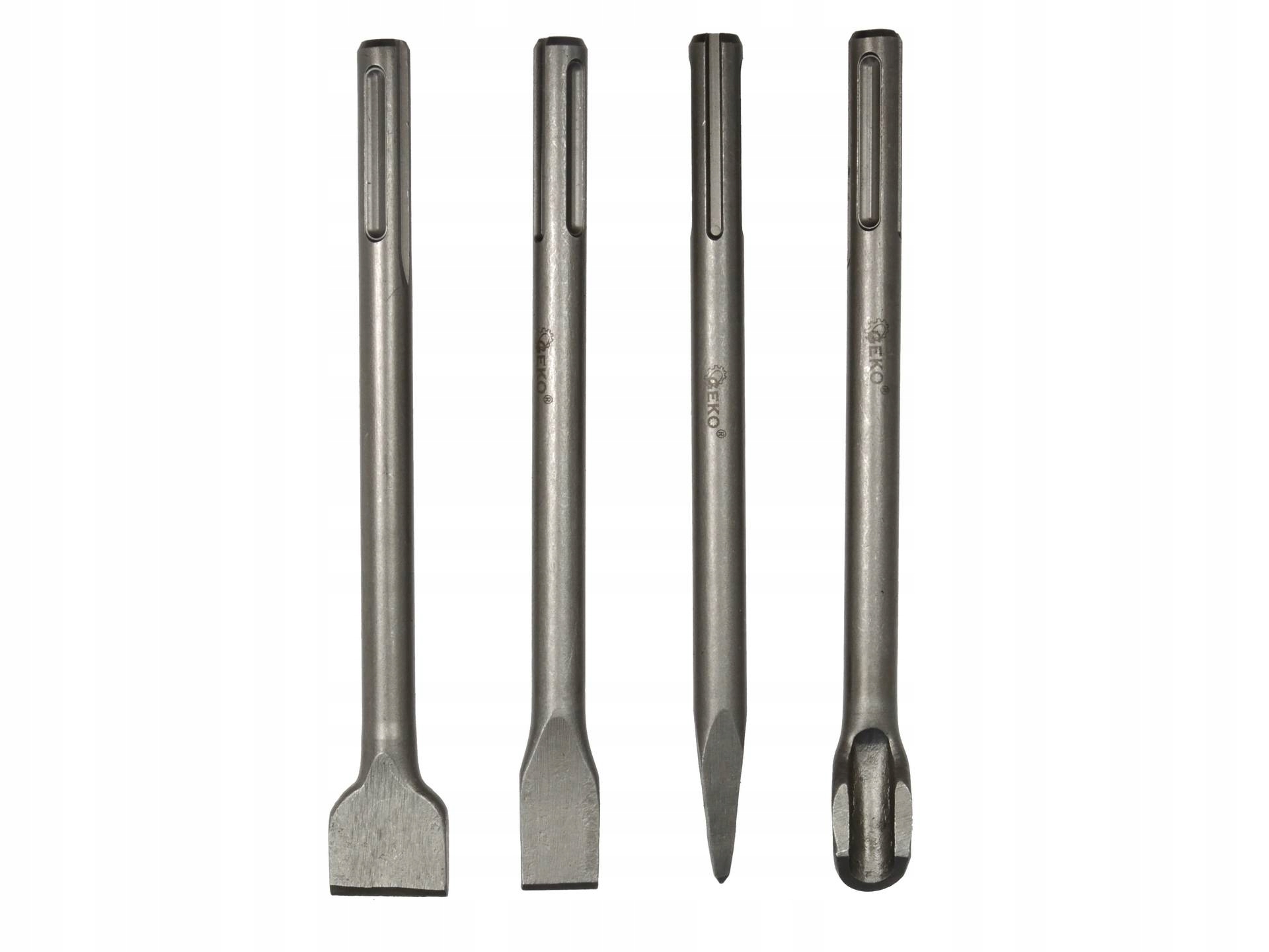 Kpl.dłut 4el. SDS MAX GEKO G40030