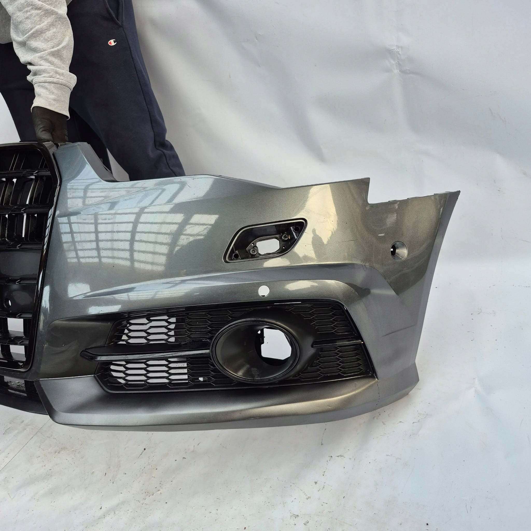 AUDI S6 C7 4G LIFT 14- bumper front grill SPR 6XPDC 4G0807437AB