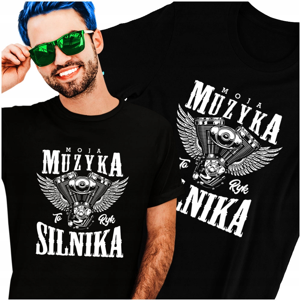 

Koszulka męska Dla Motoryzacyjna Silnik XXL