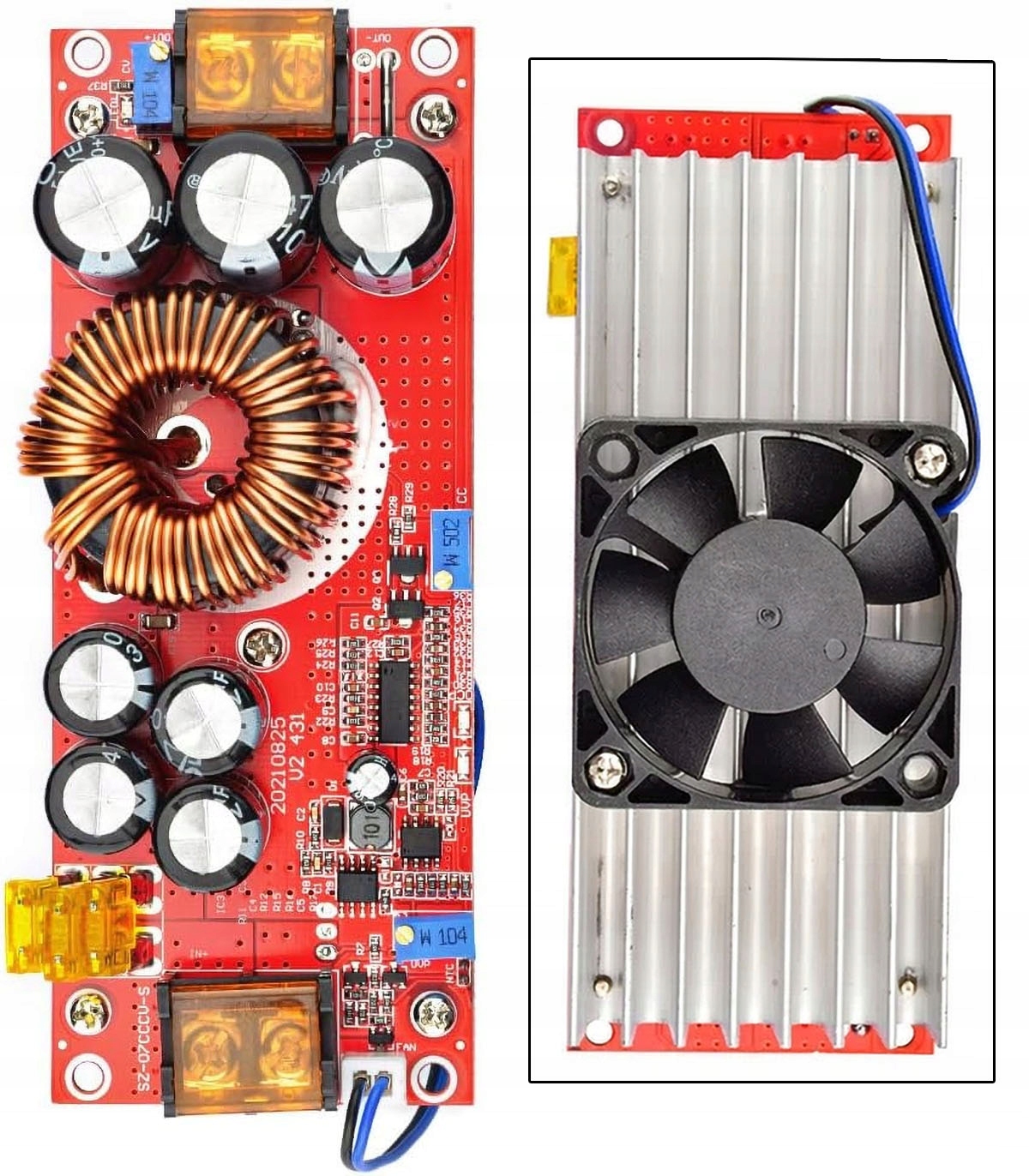 Měnič Napětí Napětí 1800W 40A DC-DC Step Up