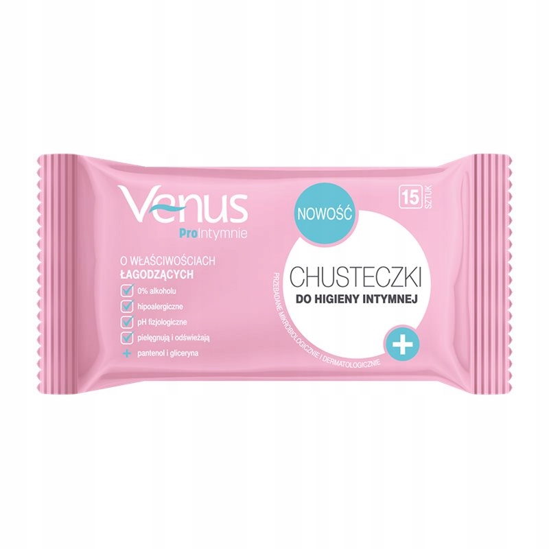 

Venus chusteczki do higieny intymnej 15szt.