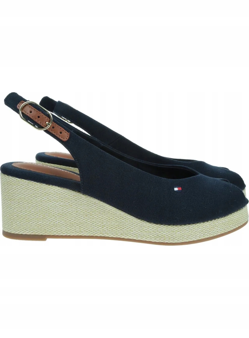 Espadrilky Tommy Hilfiger Mid Wedge FW0FW08595 DW6 36