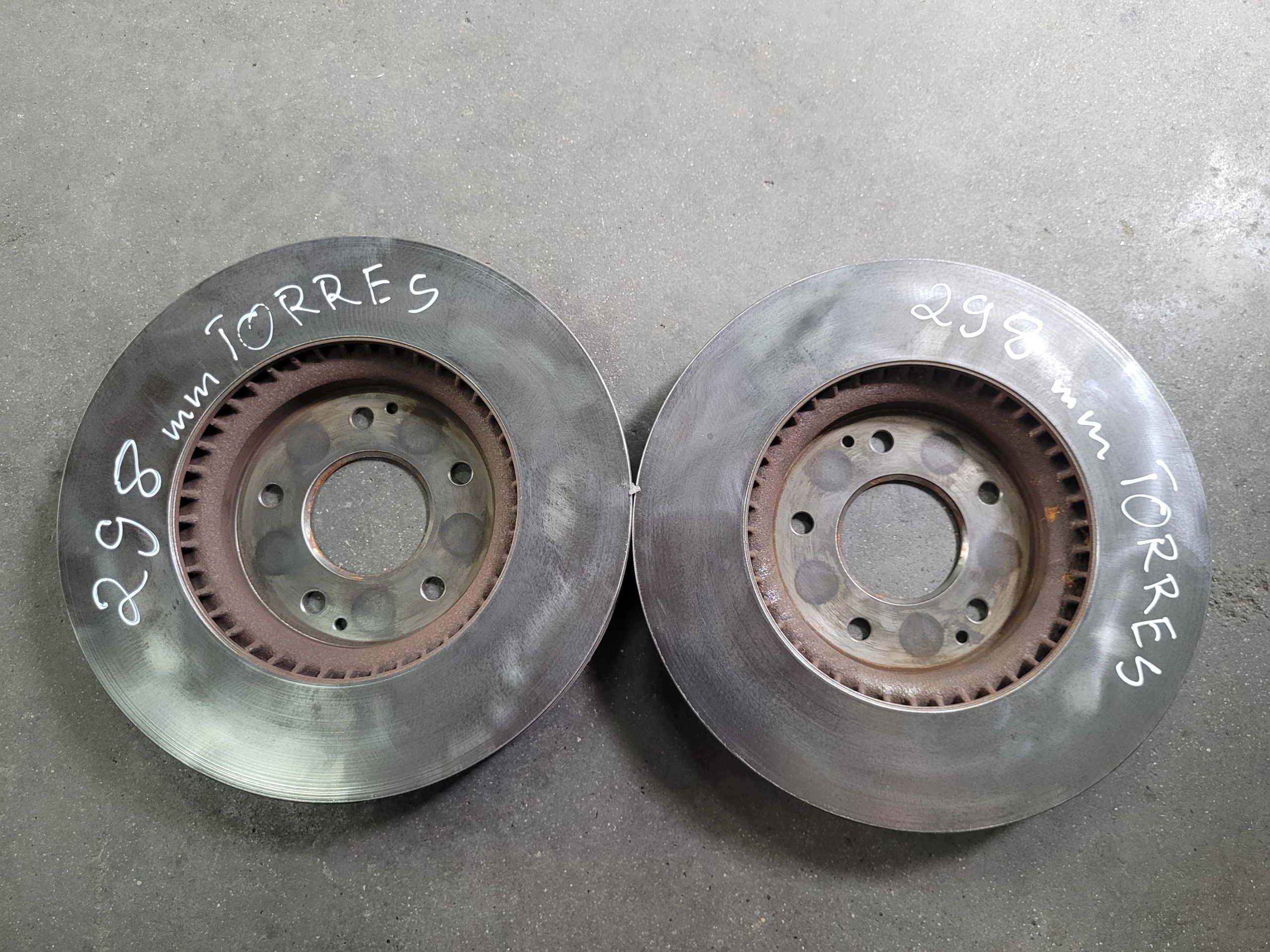 discs brake front front 298 MM KOMPLET SSANGYONG KGM TORRES EVX