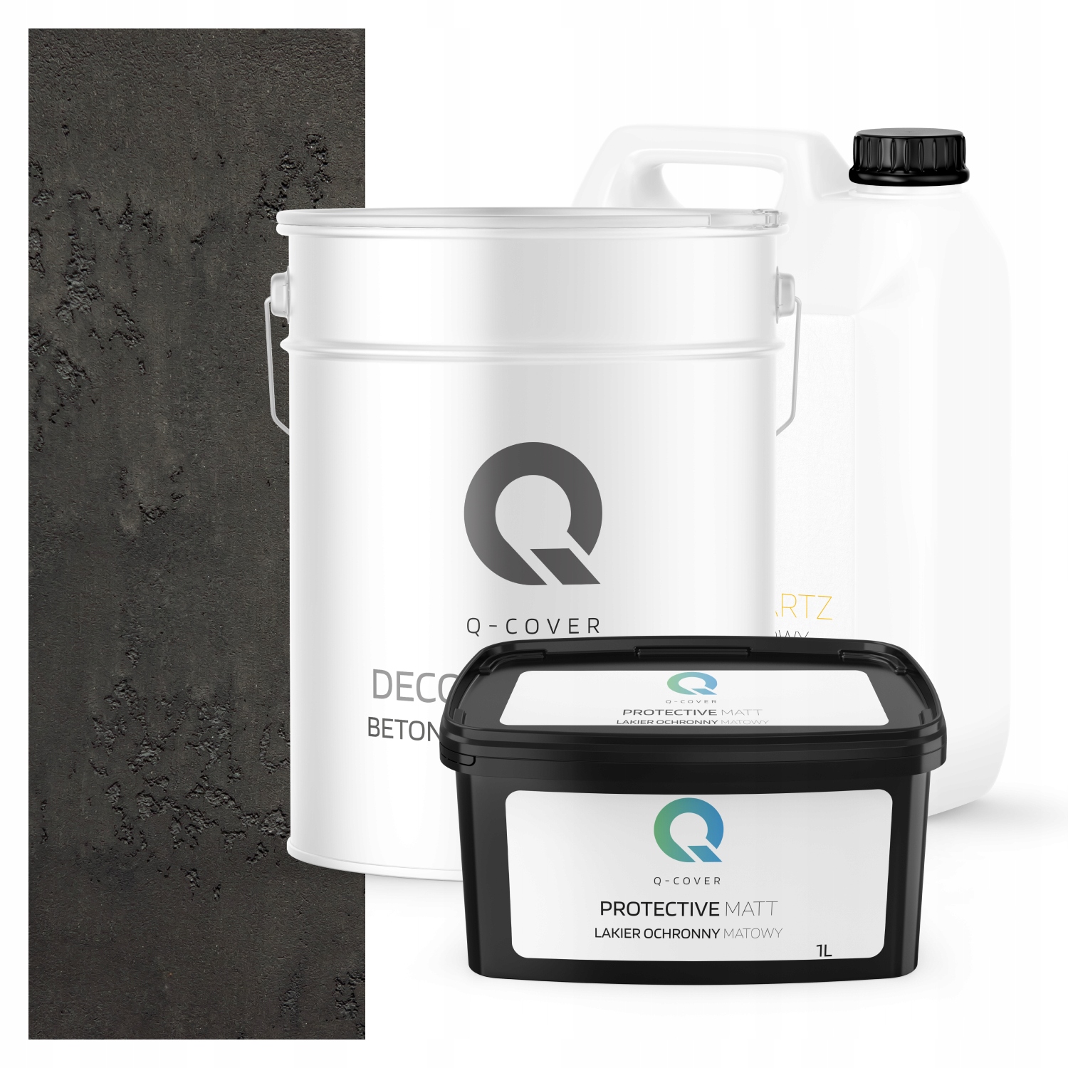 Architektonický Venkovní Beton Set Antracit F267 19 kg Komplet 10 m2