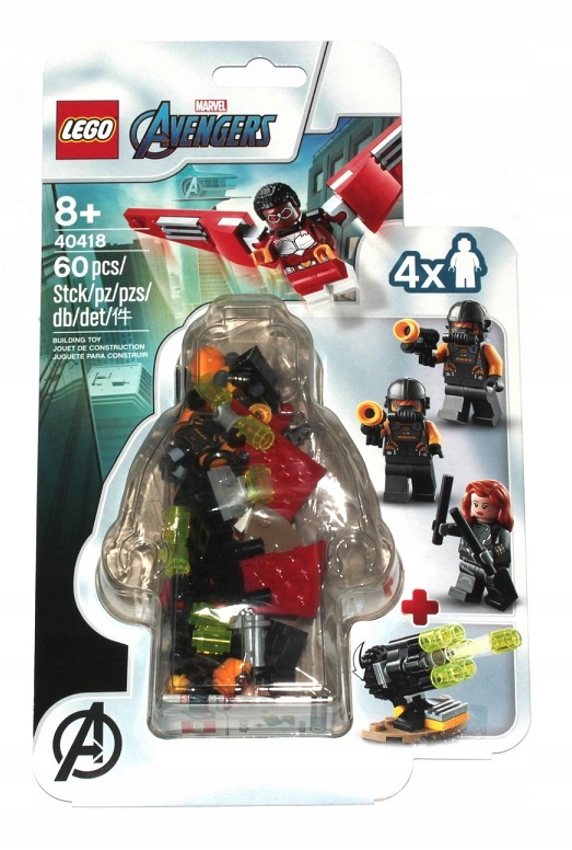 LEGO SUPER HEROES FALCON I CZARNA WDOWA 40418
