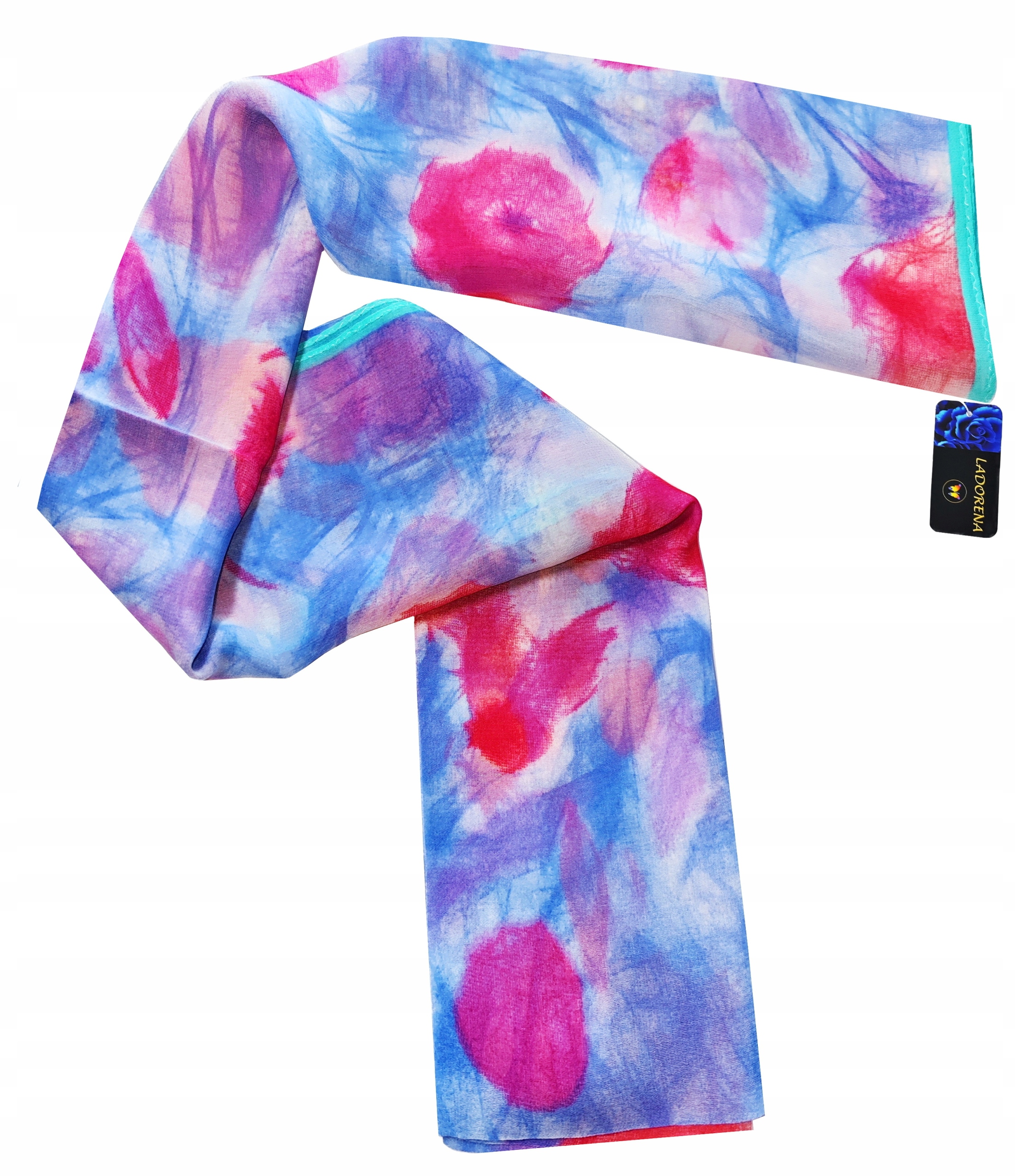 SZALIK JEDWABNY SZAL 100% NATURALNY JEDWAB MORWOWY JAKOŚĆ Materiał dominujący jedwab