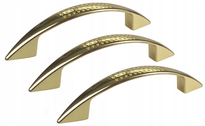 

3x Uchwyt Meblowy Rączka Do Szafek Złoty L-96 mm