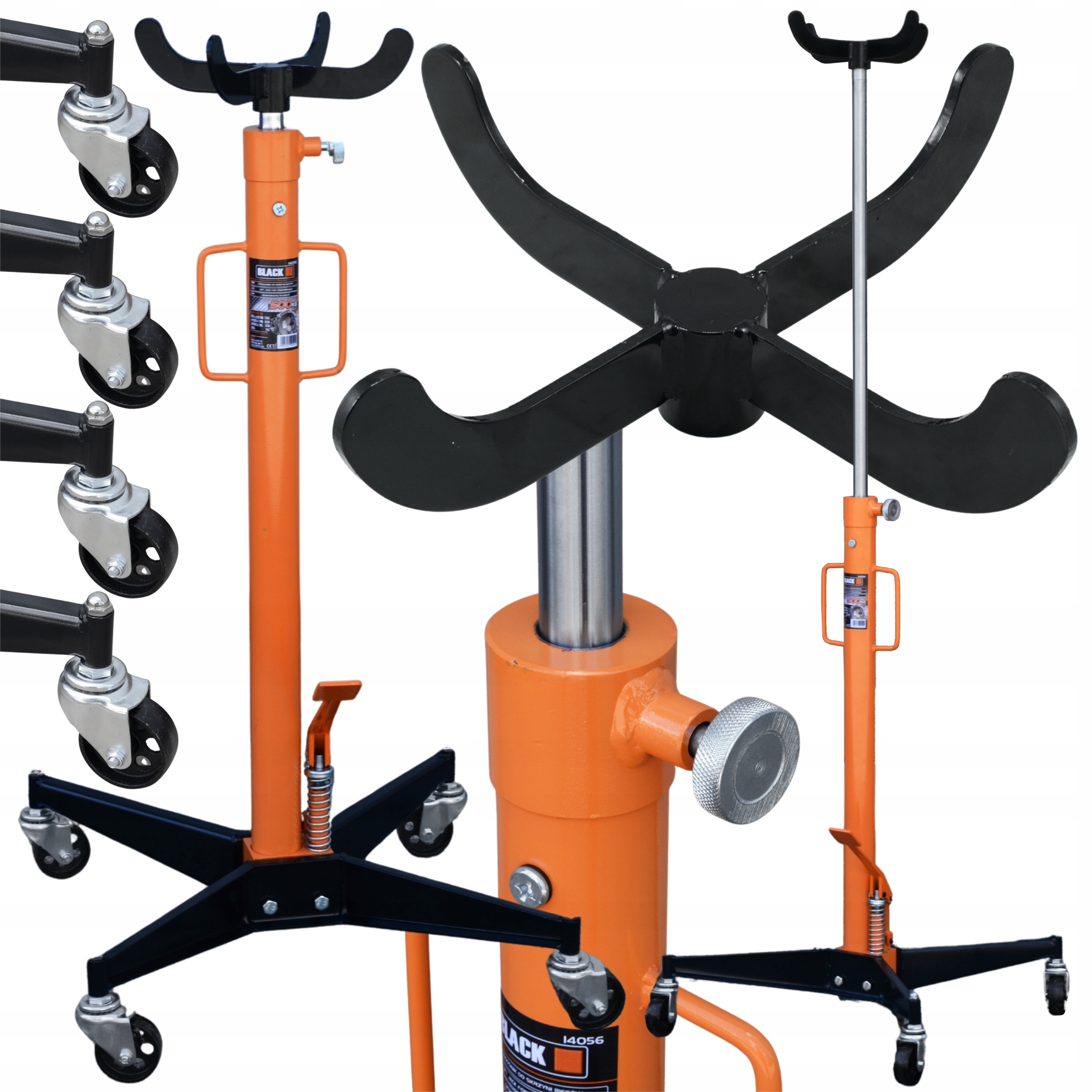 Hever Pro Převodovku 500 Kg 110-190 CM Hydraulický Black 14056