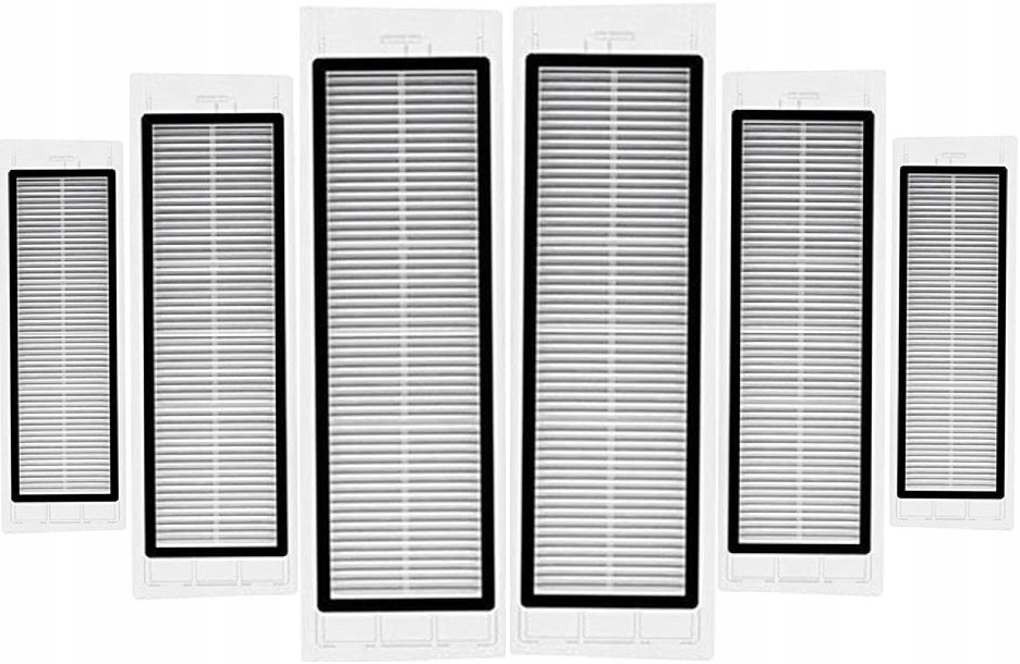 6x Filtr zmywalny do Roborock S50, S55, E4, E5, S5 Max, S6 MaxV / Pure