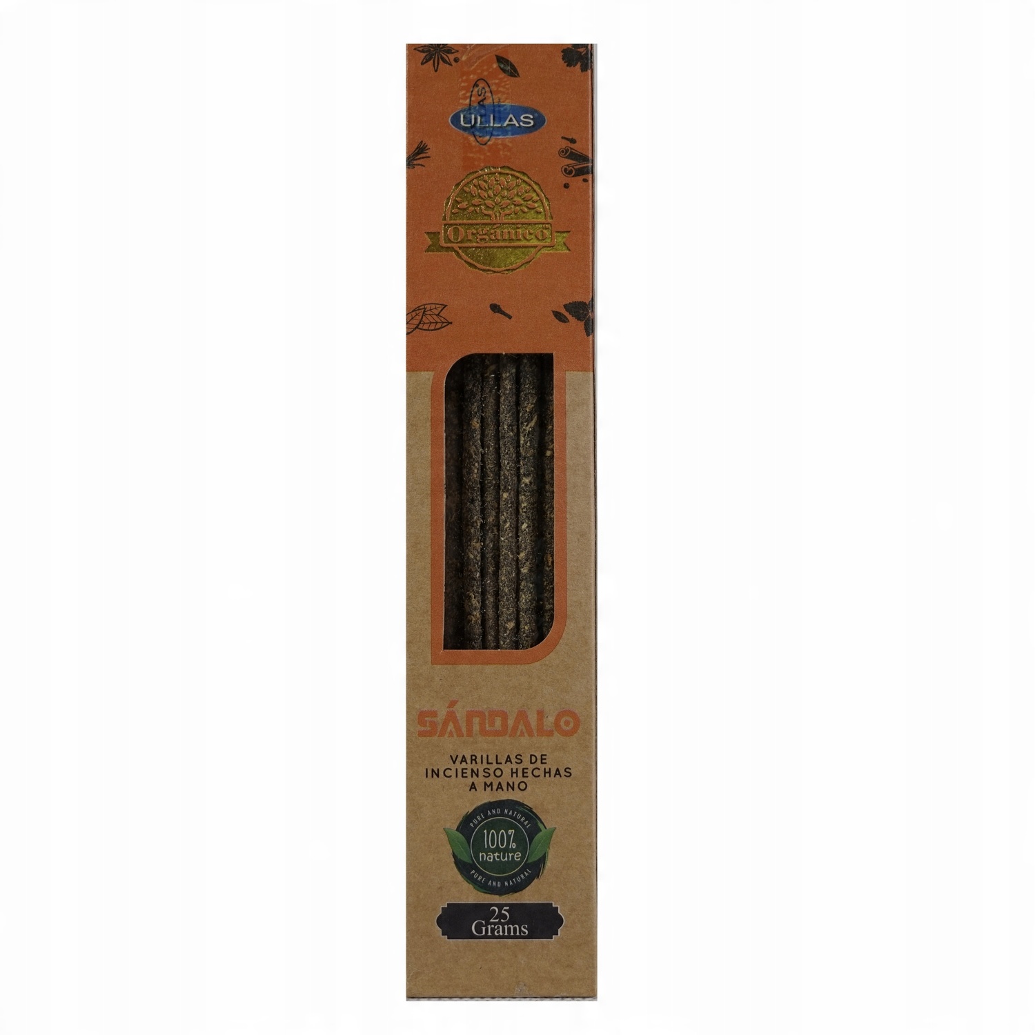 

Kadzidła kadzidełka Ullas Organic Sandal 25g