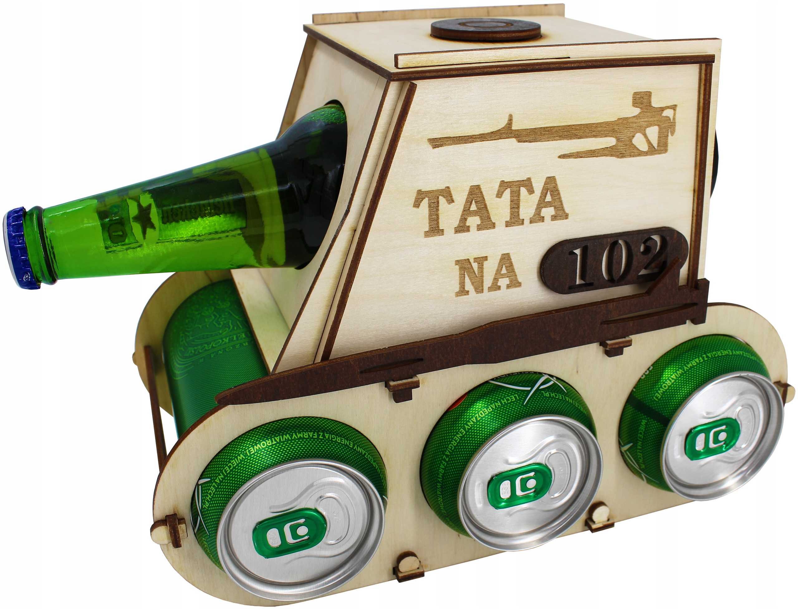 

Czołg Na Piwo Alkohol Skrzynka Dla Taty