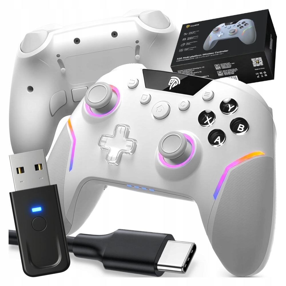Bezprzewodowy Kontroler Pad EasySMX X20 Rgb Bt Rgb PC/Switch/Android/iOS