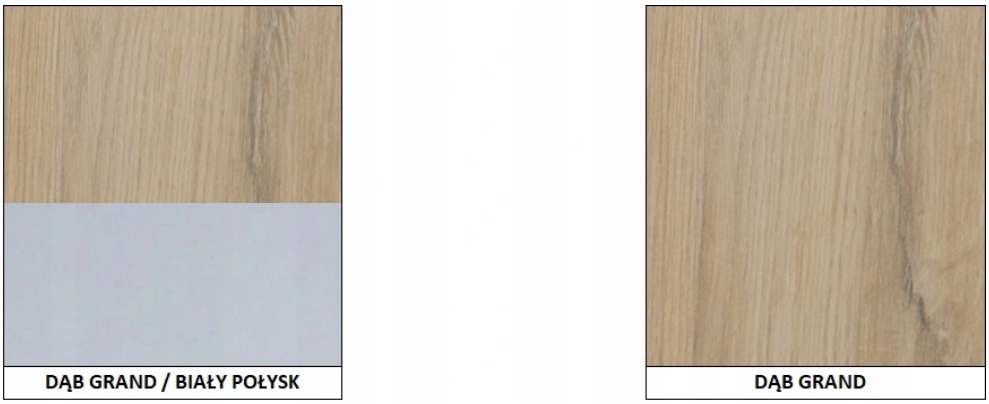 Szafa półotwarta drążek szafka STELLA biały połysk Kod producenta st-2