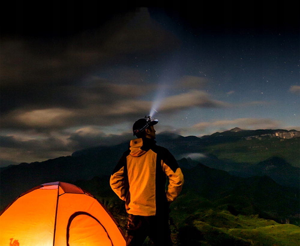 LATARKA CZOŁOWA CZOŁÓWKA LED COB 4w1 Z MAGNESEM Źródło światła LED