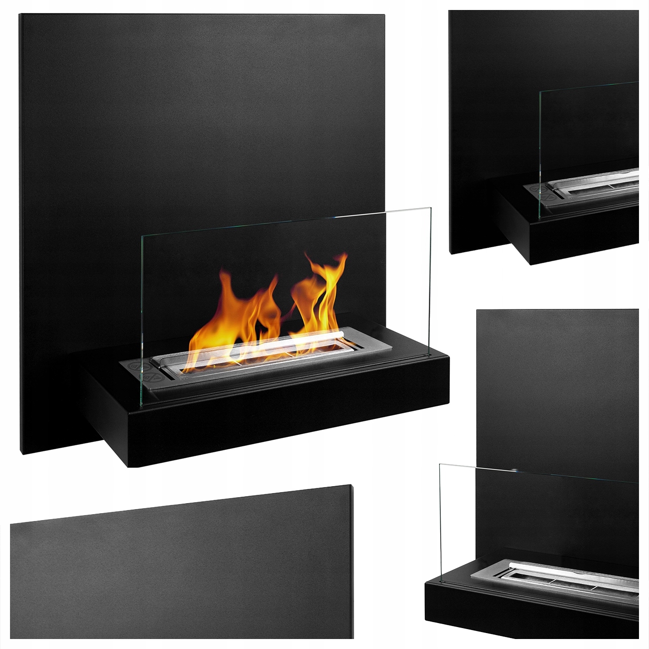 Biokrb Závěsný Board Černo-černý Na Biopalivo Bez Komínu, Kvalita