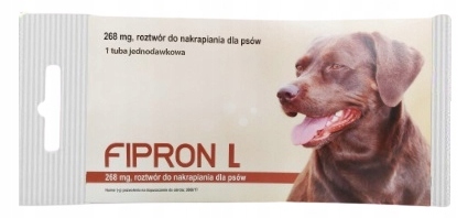 

Fipron L 268mg Krople dla Psów 20-40kg Na pasożyty