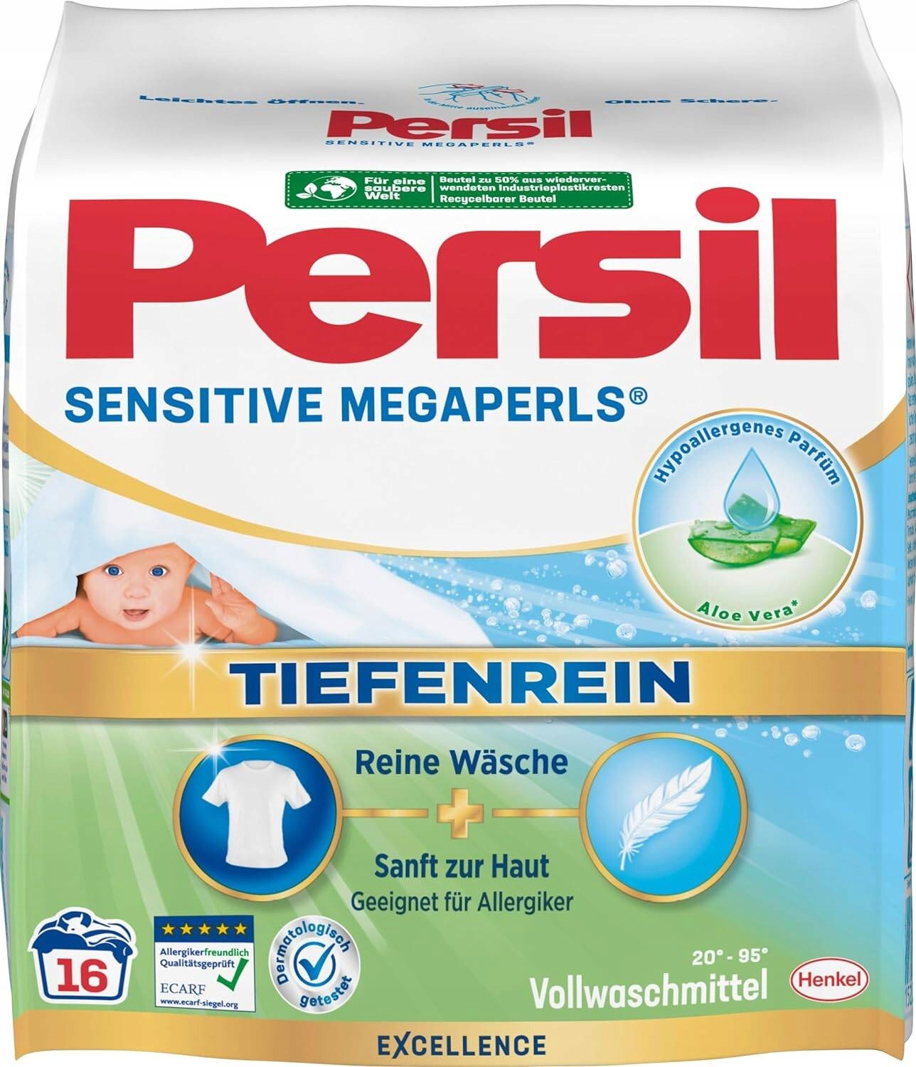 Persil Sensitive Megaperls Prášek na praní 16 praní