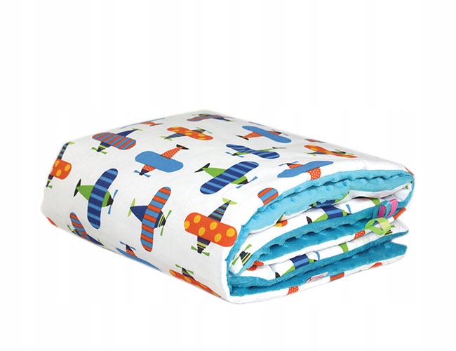 

Gruby kocyk zimowy kołderka minky75x100 Ewox 12129