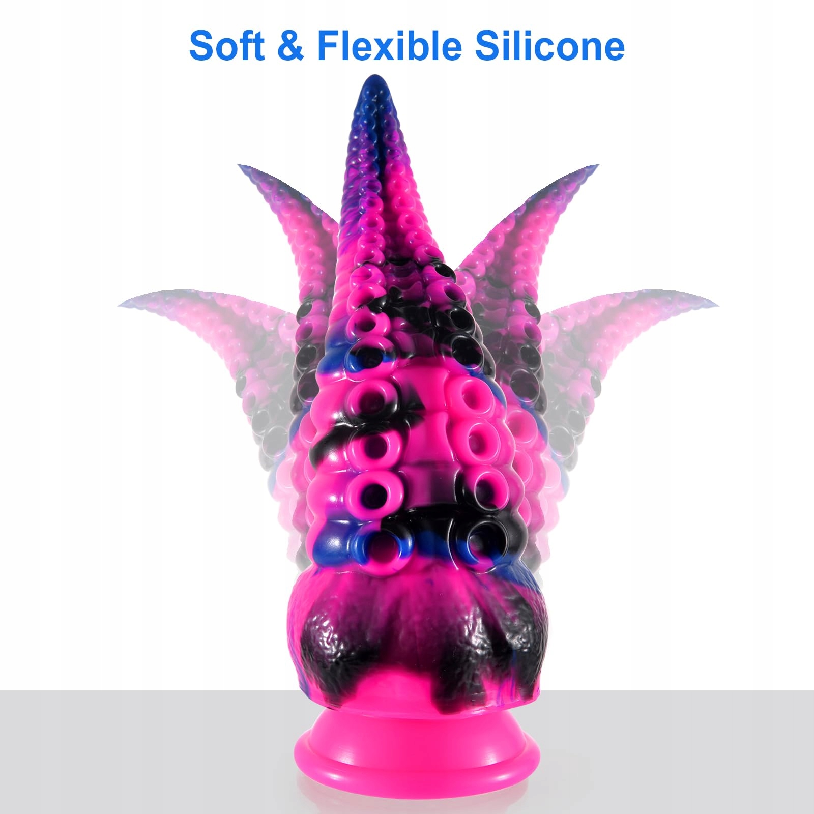 SHKANLA Realistyczny Dildo 22cm Silikonowy Fantasy Smok Z Przyssawką — miniatura 4