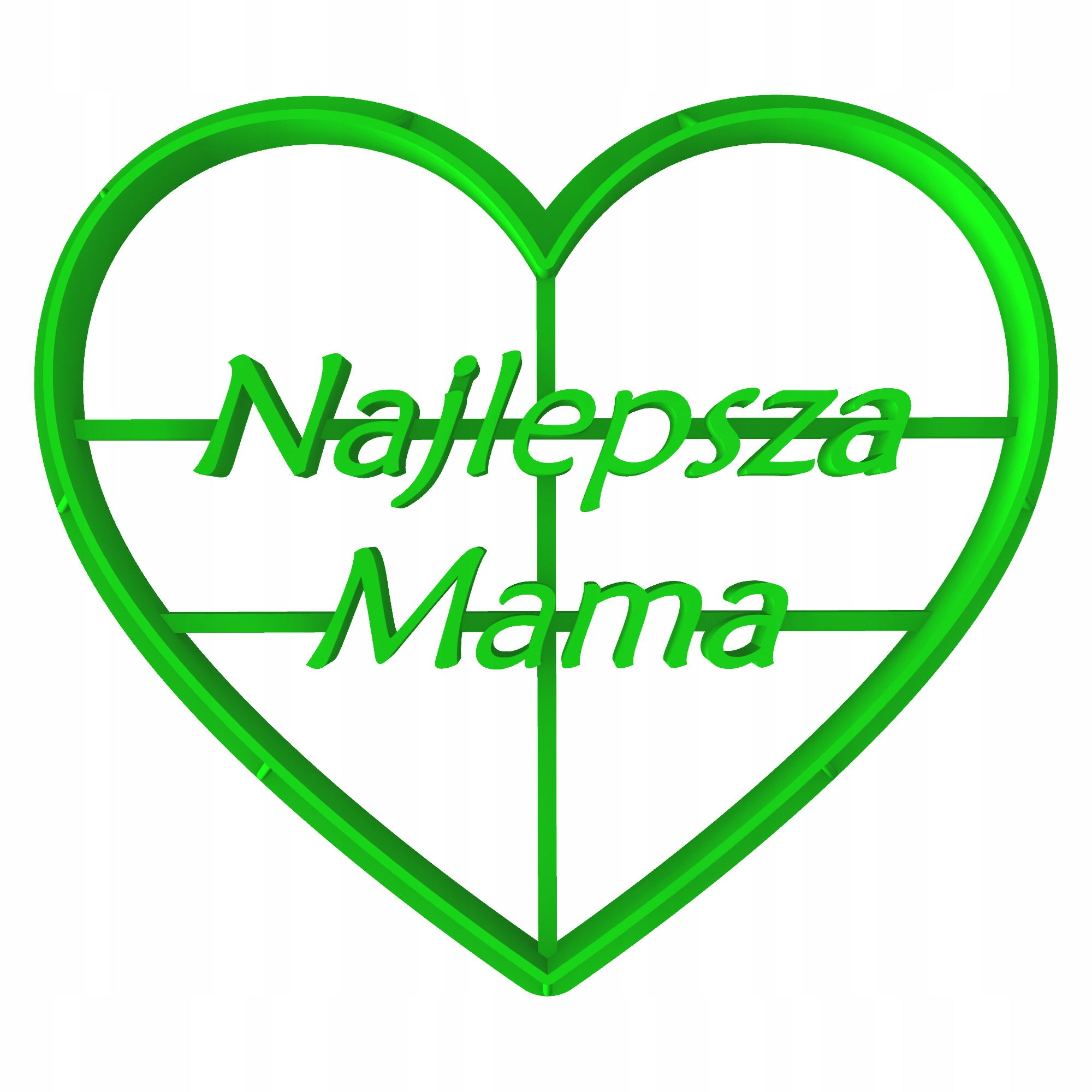 

Foremka Wykrawacz Dzień Matki Mamy Serce 116 8cm