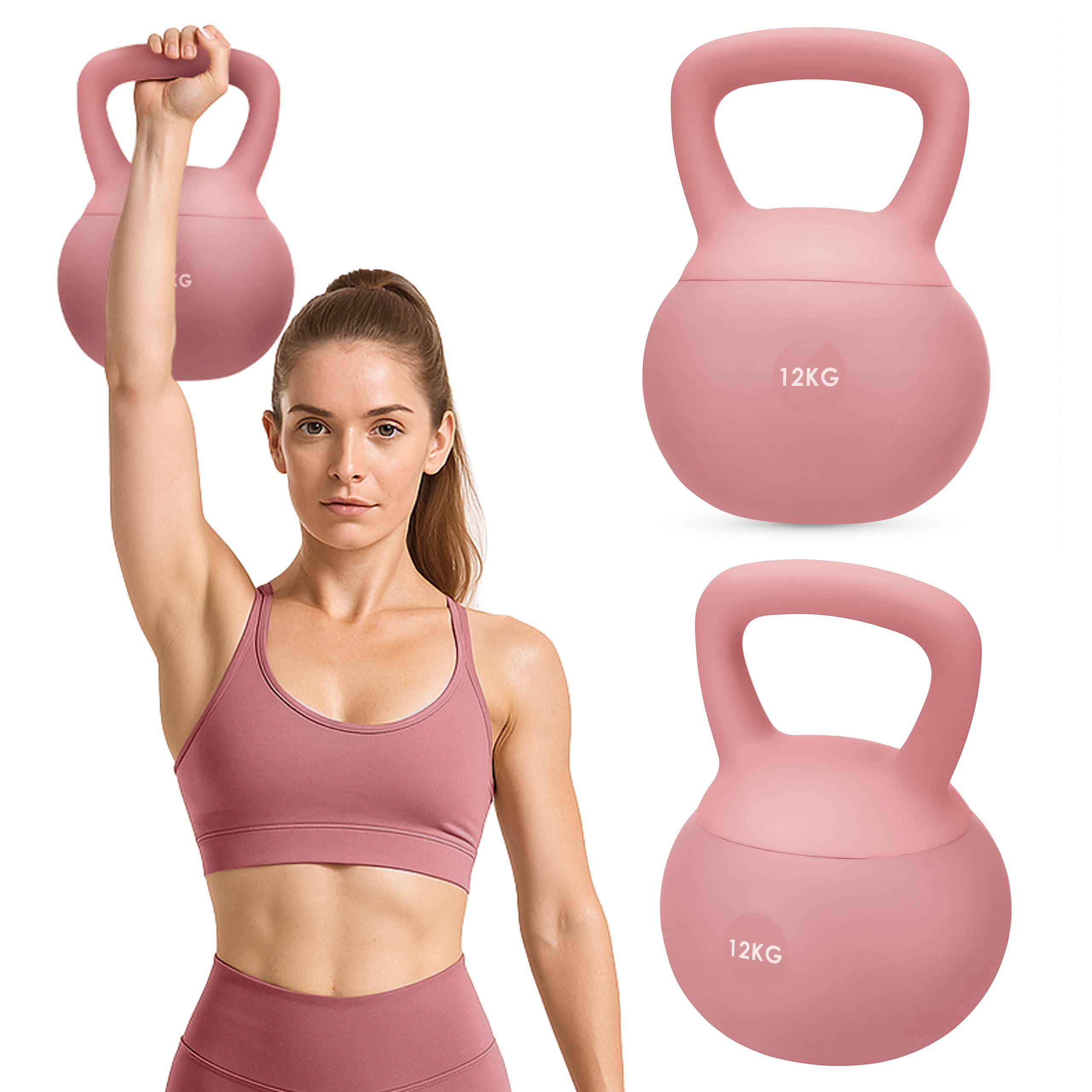 Hantel Kettlebell Miękka Odważnik Kula Obciążenie Do Ćwiczeń 12KG Gymtek