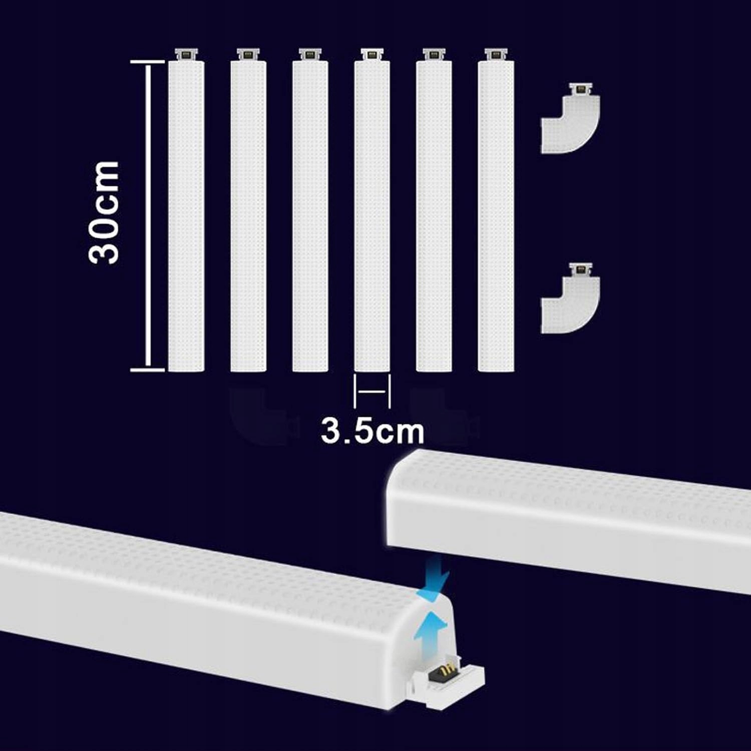 Inteligentne Panele LED Świetlne 6 Paneli LIGHTBAR RGBIC WiFi GLIDE WALL Marka inna