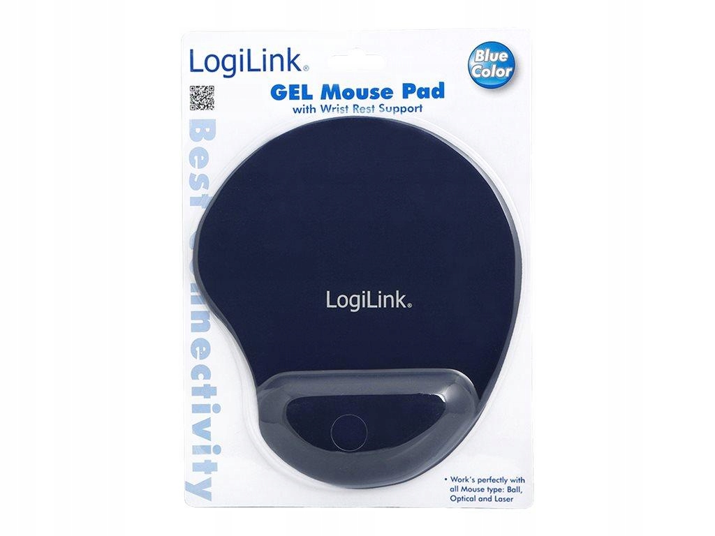 Logilink ID0027B Logilink Żelowa podkładka pod myszkę niebieska