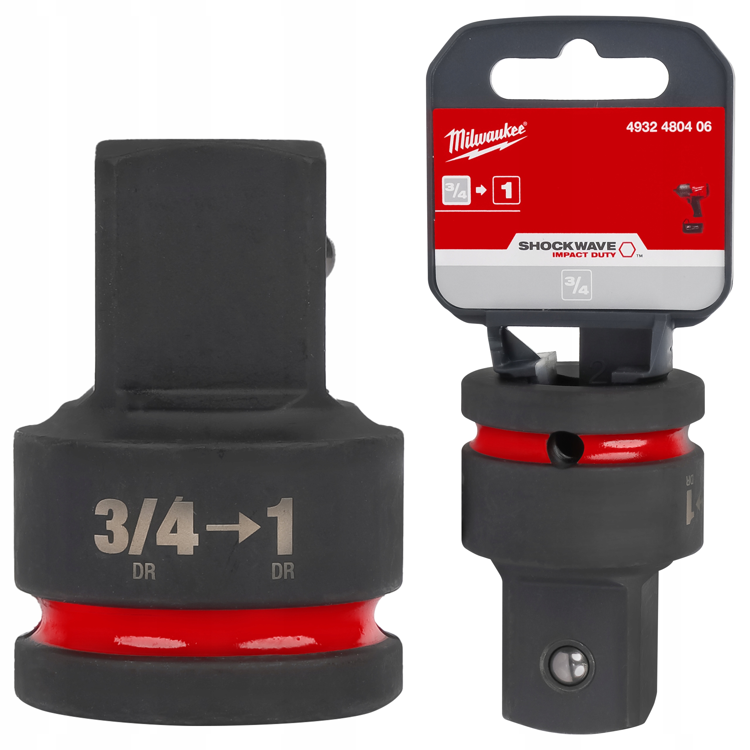 Adapter udarowy 3/4" Hex na 1" Hex Milwaukee Shockwave przejściówka