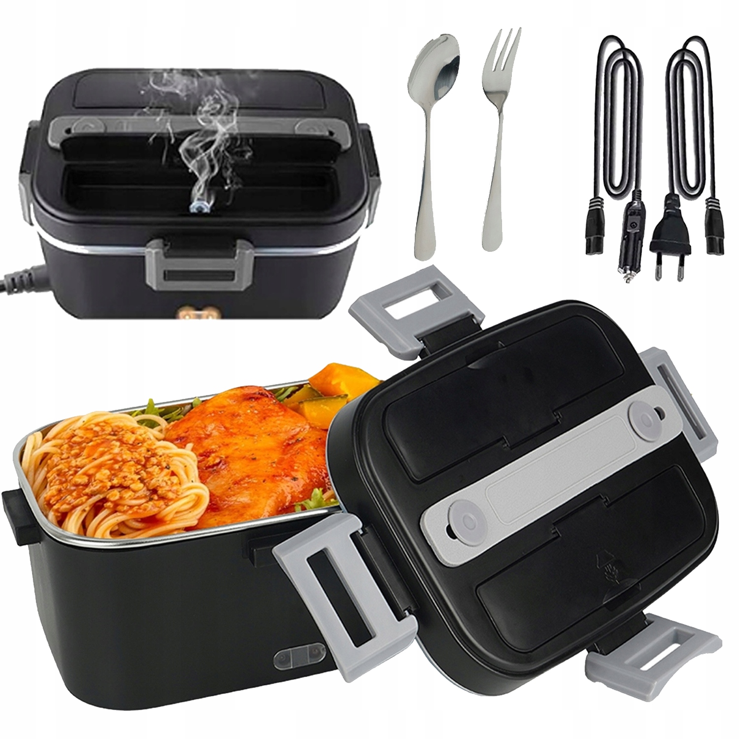 Elektrická Nádoba Na Potraviny Vyhřívaný Obědový Box S Přihrádkou Na Omáčky