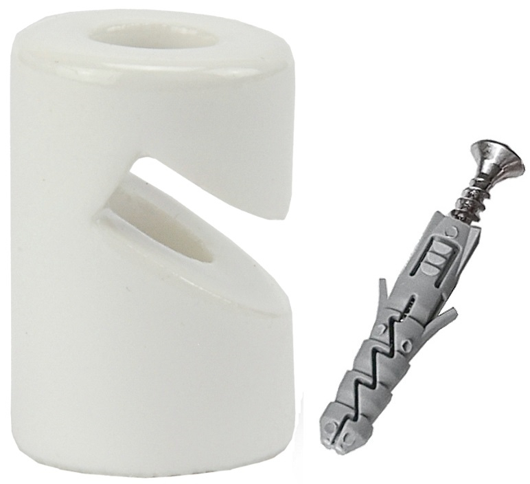 

ceramiczny uchwyt do kabli w oplocie loft pająk