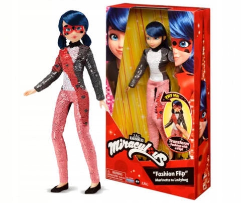 

Miraculous Lalka Biedronka Fashion Flip Cekiny