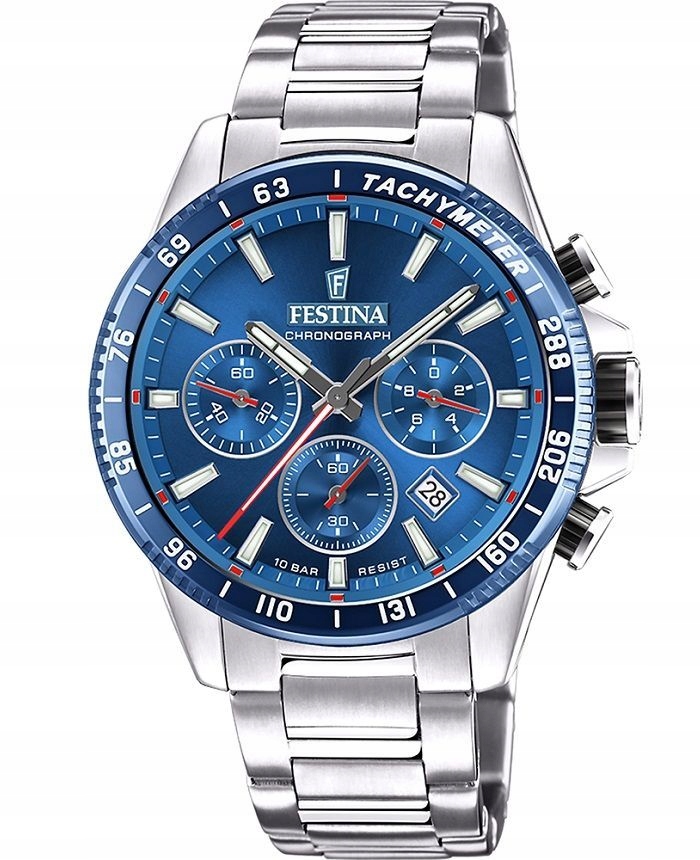 Pánské Hodinky Festina Timeless Chrono F20560/3 45,00 mm 10ATM